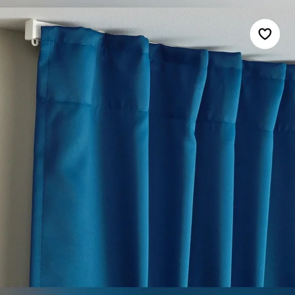 NWT IKEA MAJGULL Dark Blue Curtains - 2 Pairs available (4 panels total) - Picture 8 of 11